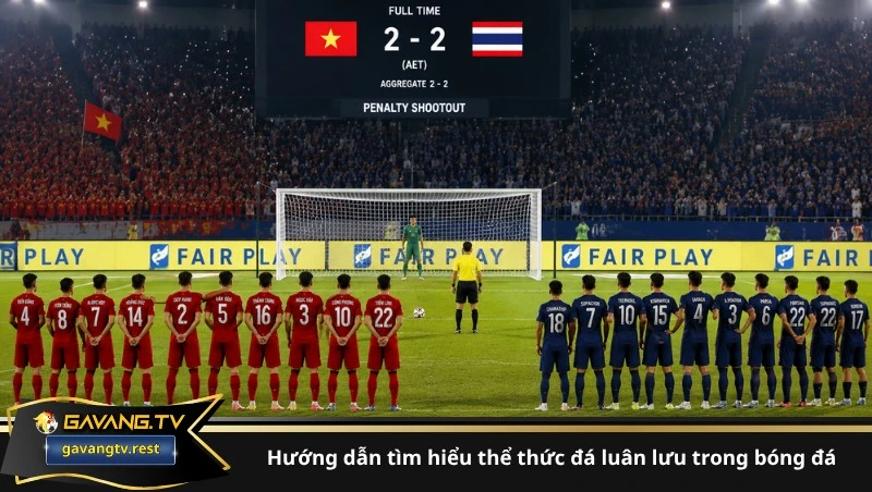 Hướng dẫn tìm hiểu thể thức đá luân lưu trong bóng đá