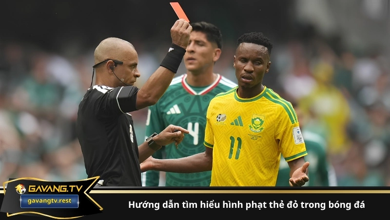 Hướng dẫn tìm hiểu hình phạt thẻ đỏ trong bóng đá