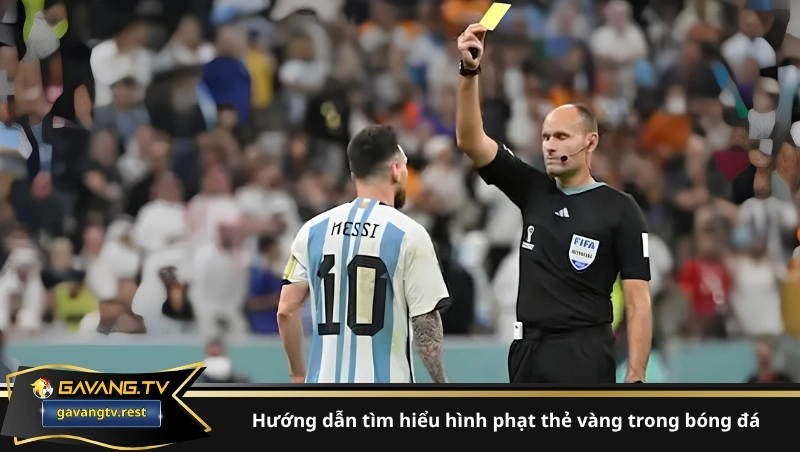 Hướng dẫn tìm hiểu hình phạt thẻ vàng trong bóng đá