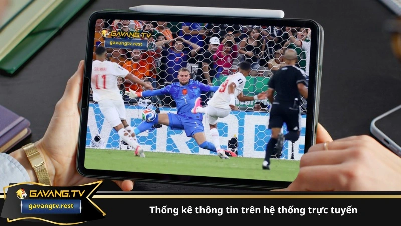 Thống kê thông tin trên hệ thống trực tuyến