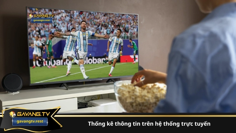 Thống kê thông tin trên hệ thống trực tuyến