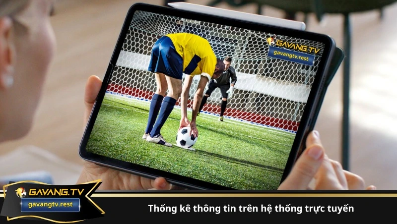 Thống kê thông tin trên hệ thống trực tuyến
