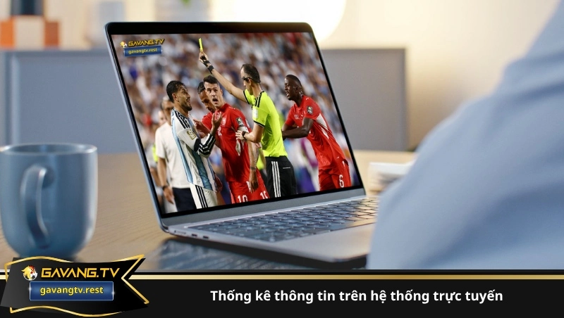 Thống kê thông tin trên hệ thống trực tuyến