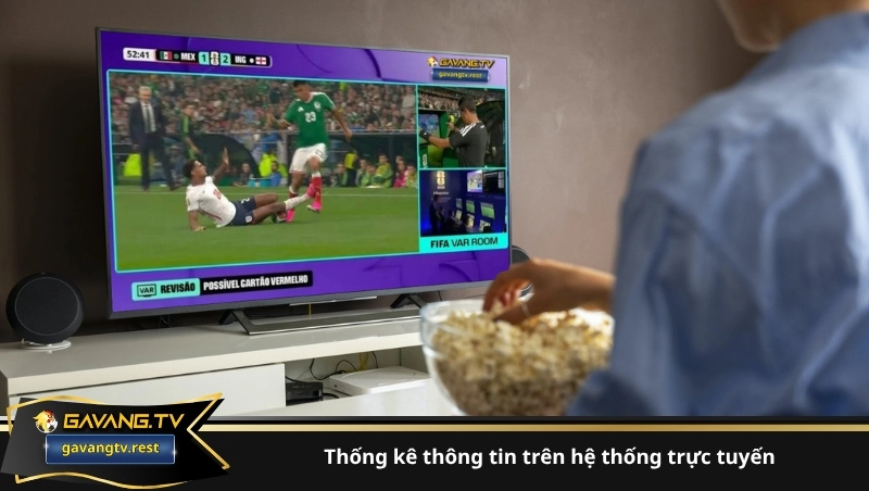 Thống kê thông tin trên hệ thống trực tuyến