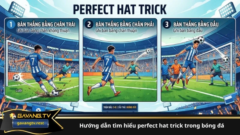 Hướng dẫn tìm hiểu perfect hat trick trong bóng đá