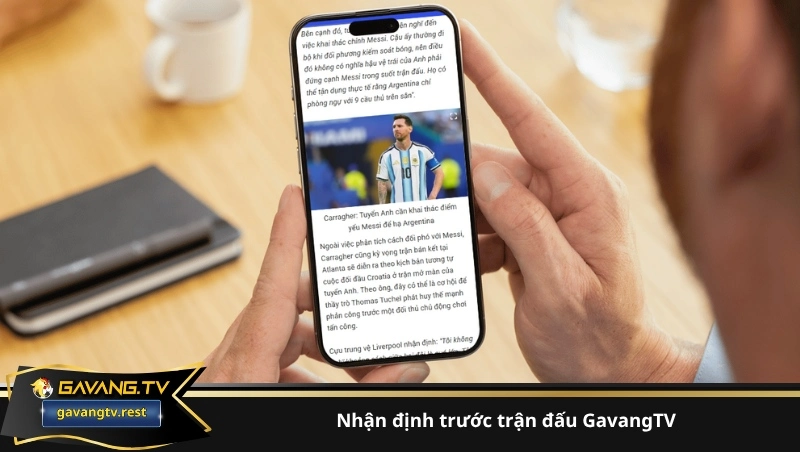nhận định trước trận đấu GavangTV
