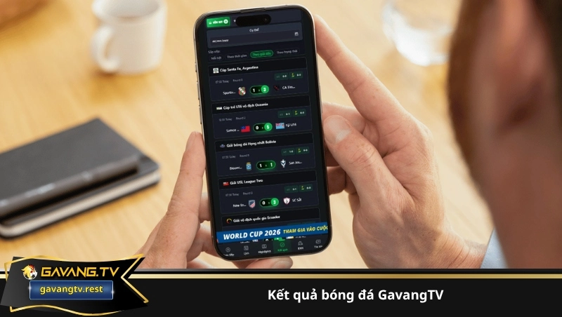 kết quả bóng đá GavangTV